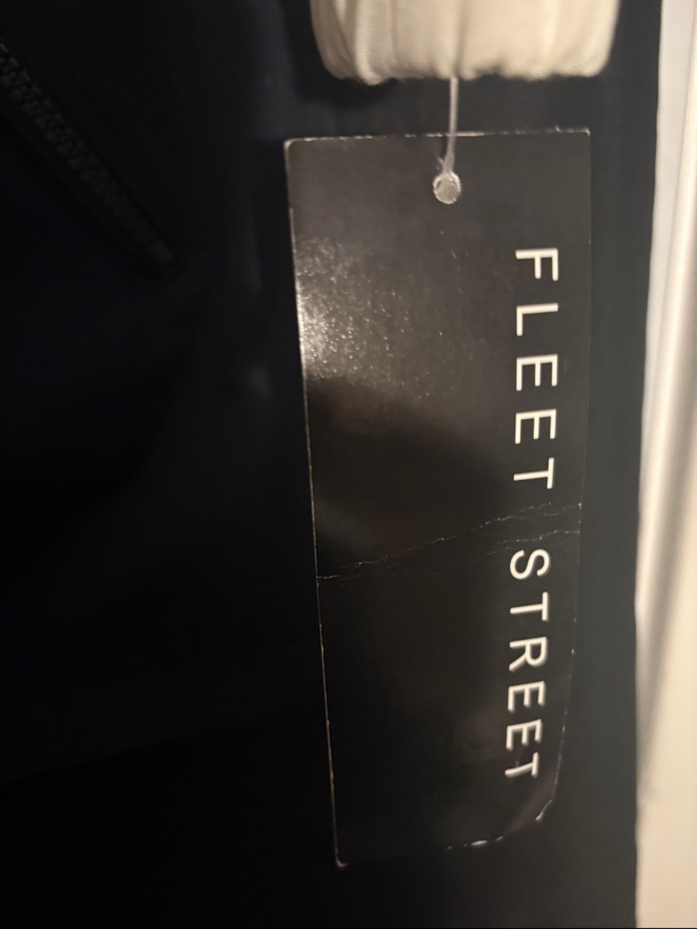 Fleet Street Two-Tone Navy and Off White Utility Jacket - Picture 2 of 10
